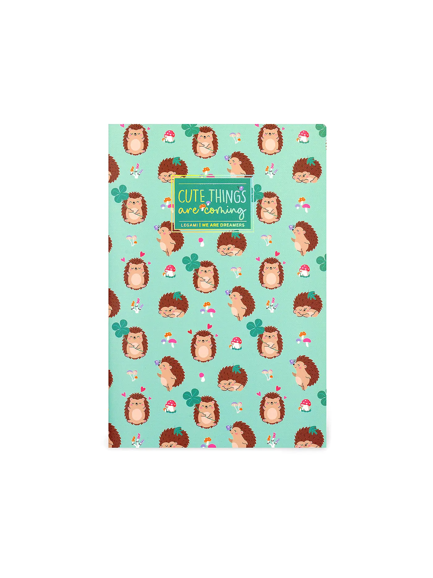 LEGAMI | Liniertes Notizbuch - Large - B5-Format Hedgehog | 